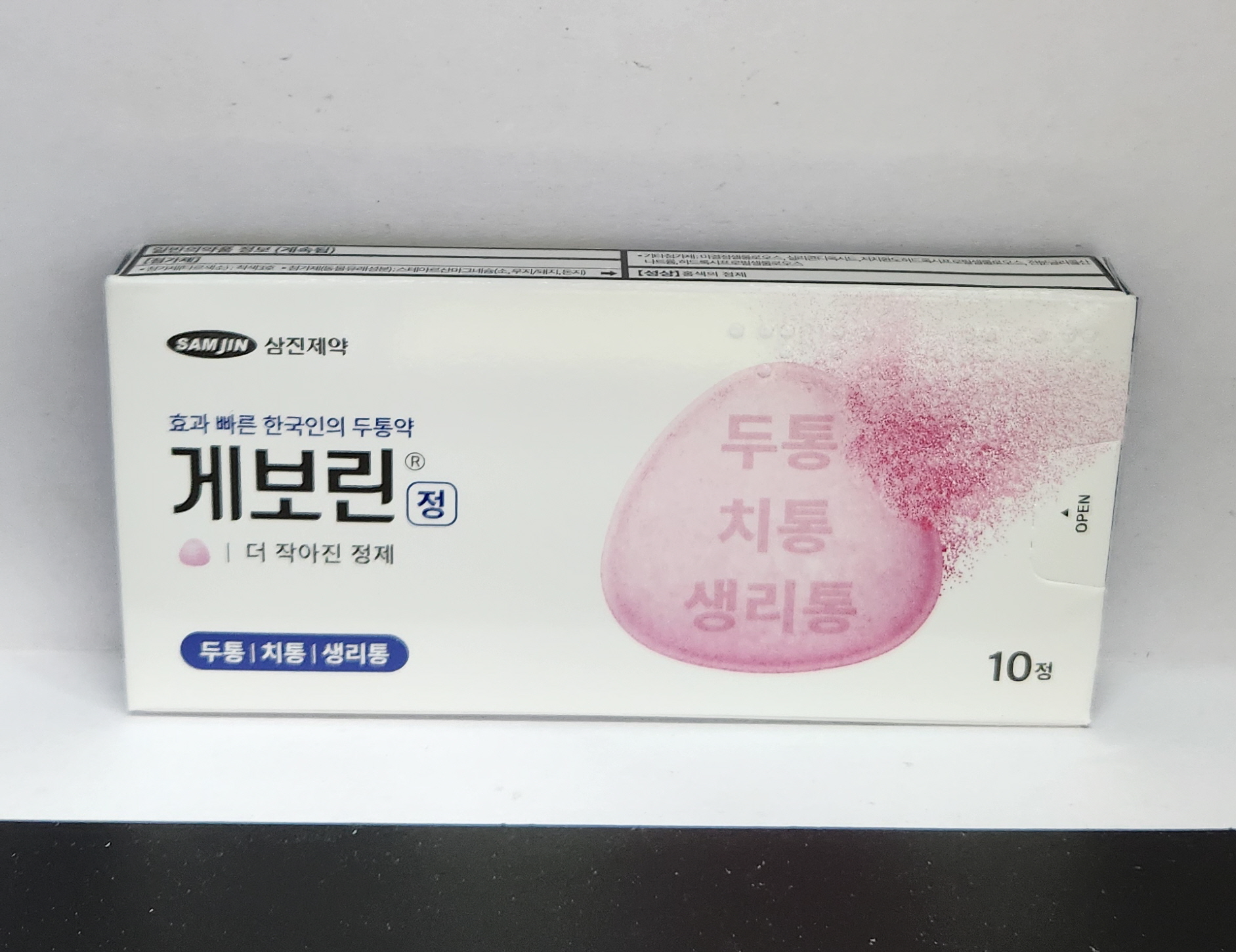 게보린 두통약 효능과 올바른 복용법